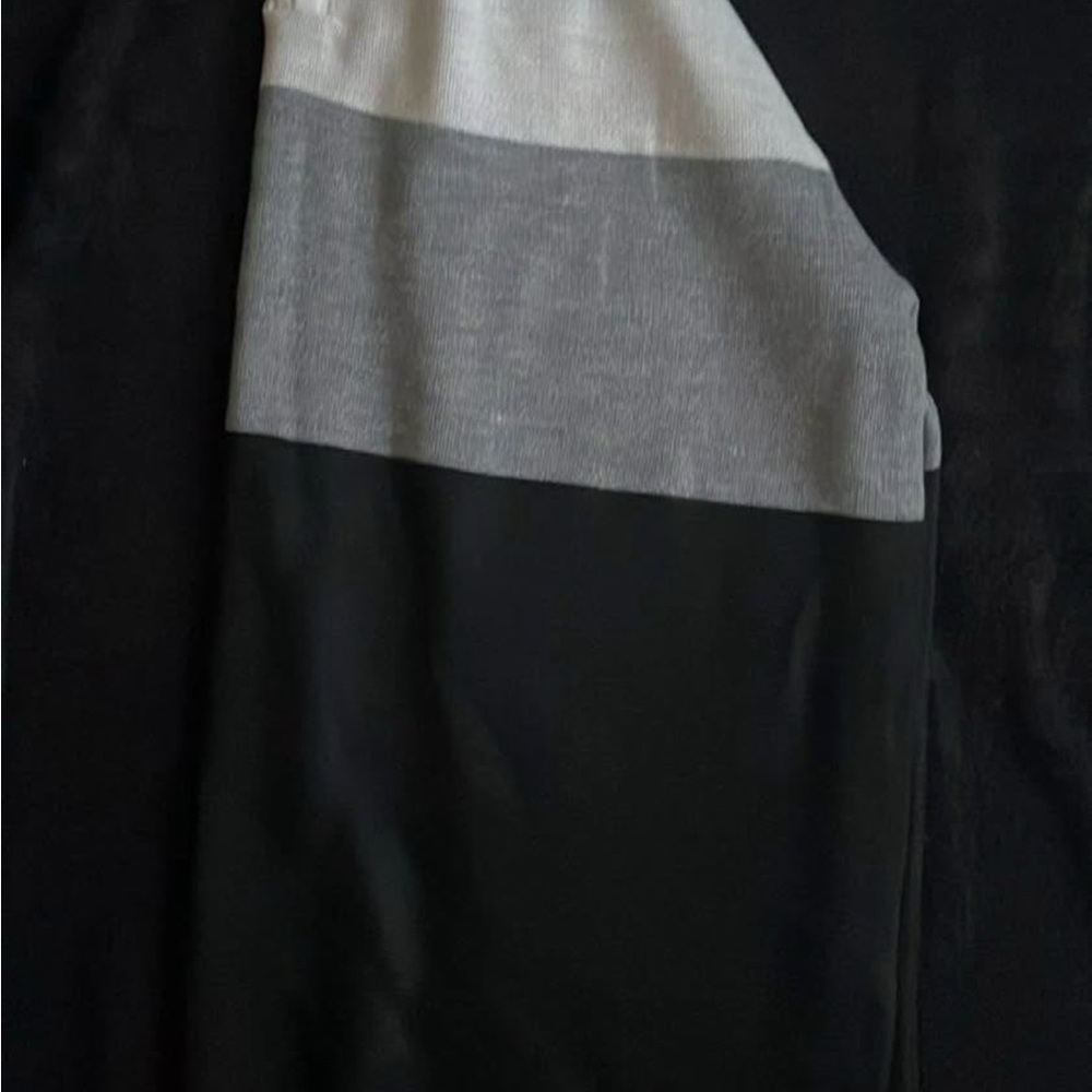 Black and Gray Colorblock sweater